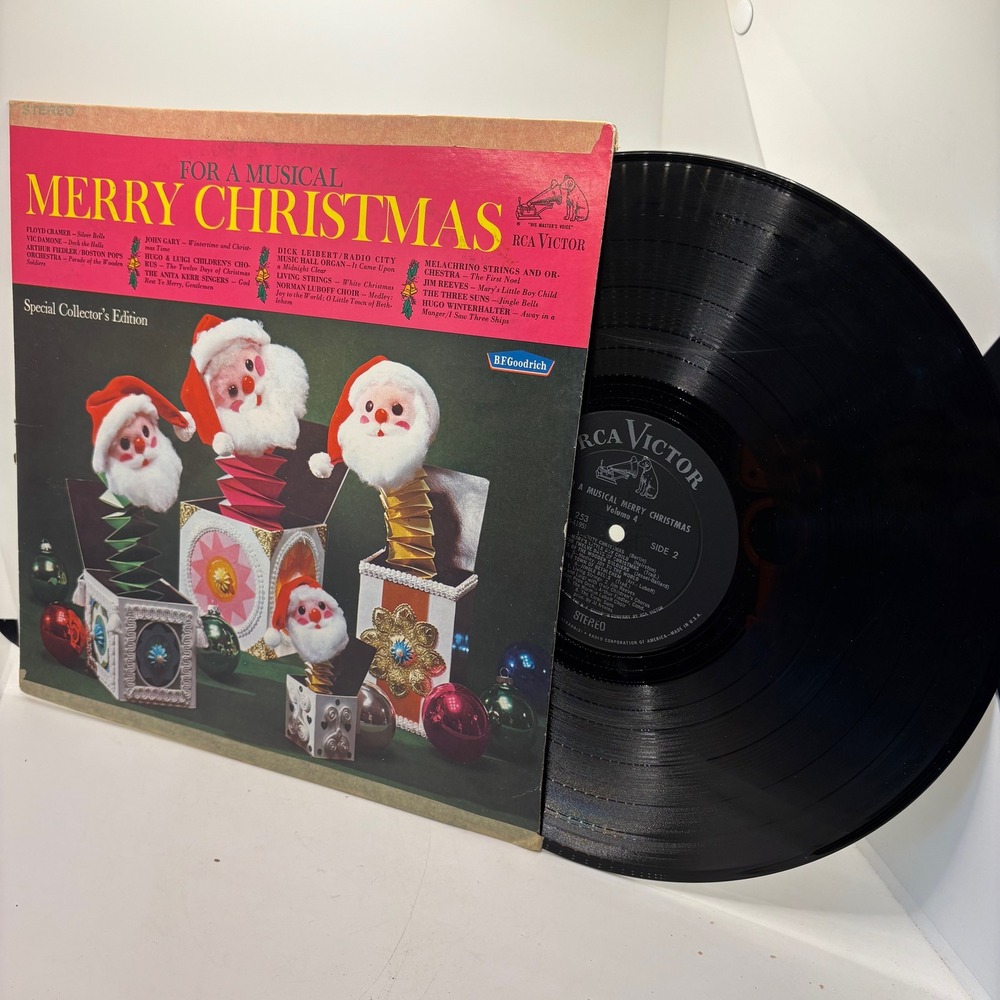 RCA Victor For A Musical Merry Christmas Volume 4 LP Vinyl Record Collector's‎